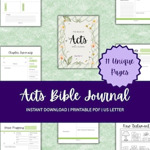 Bibelstudie druckbare Anfänger Bibel Buch Tracker druckbare Bibel Verse Kartierung Buch der Apostelgeschichte Journal katholische Bibel Studie druckbare Bündel