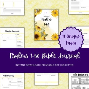 Catholic Bible Journal for Women | Verse Map, Character Study, Word Study, Bible Bookshelf Tracker, Bible Reading Plan, SOAP | Psalms Bible