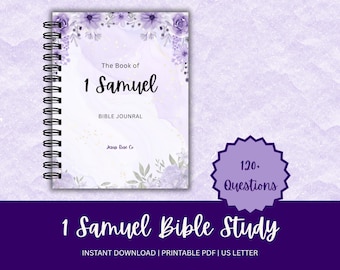 Catholic Bible Study | 1 Samuel Reflection Questions | In-Depth Catholic Scripture Study | Printable Bible Study for Women