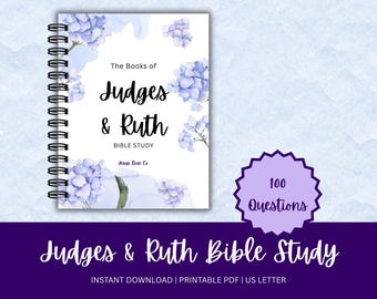 Catholic Bible Study | Judges & Ruth Reflection Questions | In-Depth Catholic Scripture Study Printable