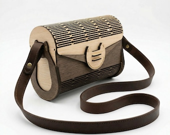 Wooden Clutch Bag - Laser Cut svg File - Handbag Purse