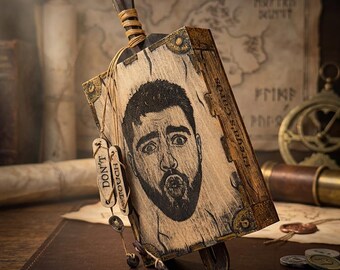 Personalised Wooden Playing Card Box