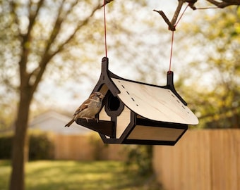 Birdhouse Laser Cut Design - Beginner Friendly - Digital Download (CDR, DXF, SVG)