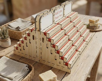 Trading Market Display and Box | Laser Cut Files | Retail Stand DXF SVG
