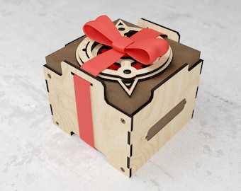 Watch box | Dice Storage | Gift Box Laser Cut File - 3mm 1/8inch