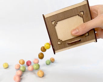 Magic Empty Box - Laser Cutter Files - 3mm and 1/8 Inch