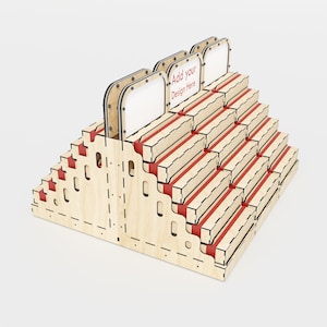 Présentoir et boîte | Fichiers découpés au laser | Stand de vente au détail DXF SVG