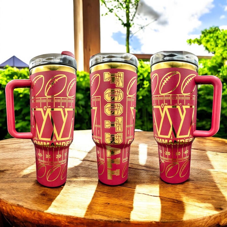 NomadEngravers Washington Commanders Tumbler