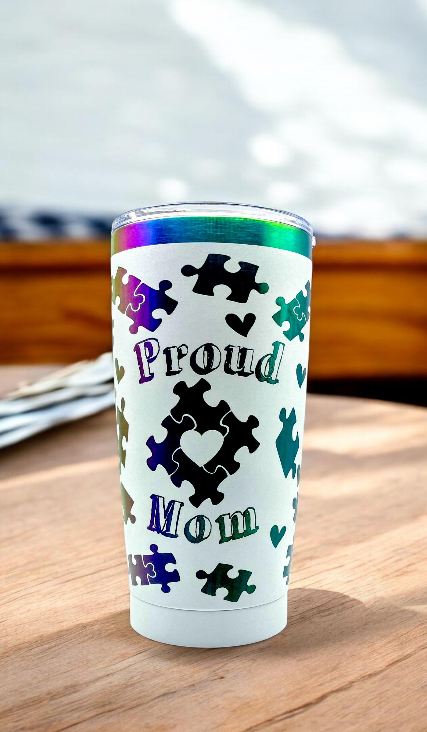 Autism Engraved Tumbler
