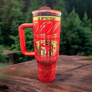 San Francisco 49ers Stanley Cup 40oz - Etsy