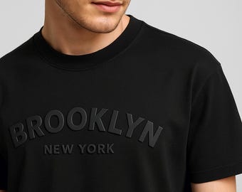 Brooklyn NYC T-Shirt: Men's Organic Cotton Oversize Streetwear Tee