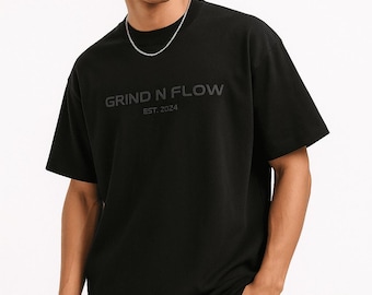 Oversized Organic Cotton Graphic Tee: Men’s Streetwear T-Shirt