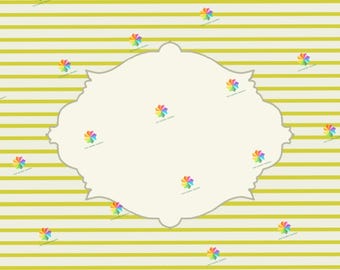 Yellow and Light Gray Card or Label Template