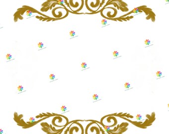 Square Digital Frame Clip art in Tan