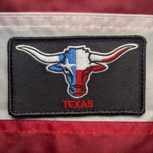 The Texas Longhorn: Embroidered Patch