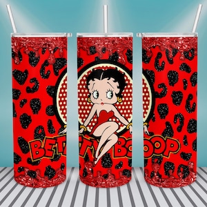 betty boop tumbler png, Betty 20oz tumbler png, Betty Girl tumbler sublimation design, girl tumbler, betty tumbler template,digital download