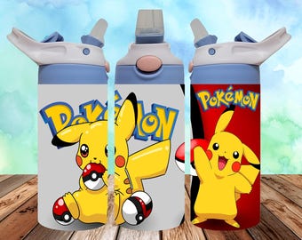 Pokemon tumbler png, Pokemon 12oz flip top sippy cup png, Cartoon kids tumbler png, Pokemon Sippy Cup, pokemon 12oz flip top sippy cup wrap