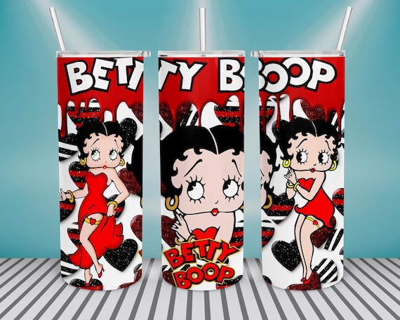 betty girl 20oz tumbler wrap design, Betty boop tumbler png, betty sublimation design, betty tumbler template, Girl tumbler png, digital png