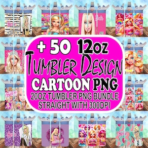 kids Cartoon 12oz sippy cup design bundle, Cartoon girl 12oz tumbler sublimation, kids tumbler png file bundle,12oz bundle,digital download