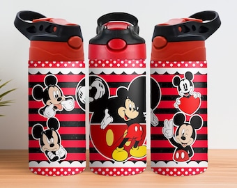 12oz Tumbler Wrap Mickey Png - Cartoon Tumbler Sublimation Design - Kids Cartoon Tumbler Template - Mickey mouse Png - 12oz Mickey Sippy Cup