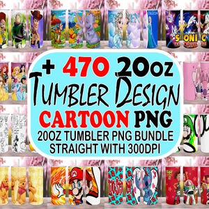 Paquete de 450 vasos de dibujos animados PNG, paquete de vasos de dibujos animados para niños PNG, diseños de sublimación de vasos de dibujos animados para niños de 20 oz, paquete de vasos de dibujos animados de 20 oz