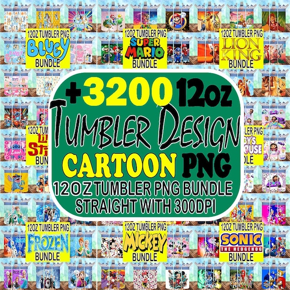 3000+ Cartoon 12oz sippy cup tumbler wrap, Cartoon tumbler png bundle, kids tumbler png bundle, Cartoon kids png design, kids sublimation