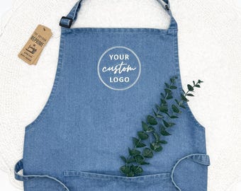 Custom Embroidered Apron - Adjustable with Front Pockets
