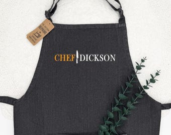 Custom Embroidered Apron: Recycled Cotton-Poly Blend Chef Apron