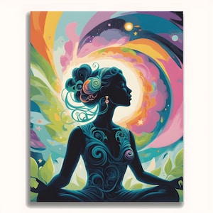 Davincified Celestial Meditation - Paint by Numbers Kit