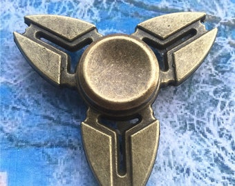 Antiqued Bronze scissors Fidget Spinner/desk toys/stress balls