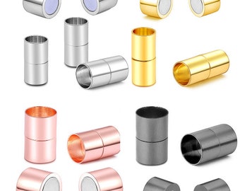3mm/4mm/5mm/6mm/7mm/8mm/10mm/12mm/14mm/15mm hole Gold/silver/rose gold/gunmetal/antiqued bronze magnet clasps