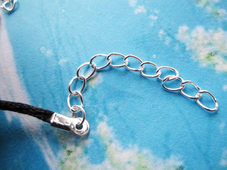 50pcs 1618 Inch Adjustable 2mm Black Satin Necklace Cords Etsy