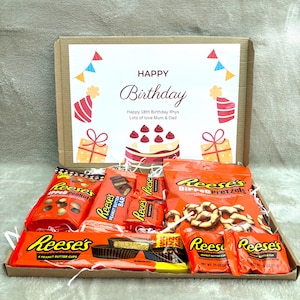 Chocolate Box | Reece’s Chocolate Gift Box | Personalised | Treat Box | Birthday Gift | Special Occasion | Chocolate | Celebration