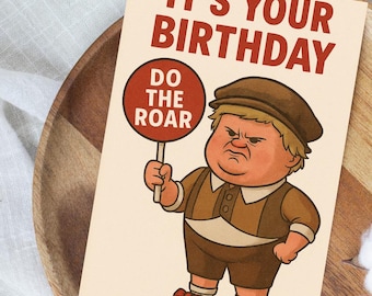 Funny Shrek Birthday Card: "Do The Roar" Meme Greeting