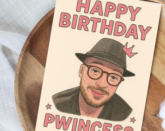 "Lustige ""Happy Birthday Pwincess"" Meme Geburtstagskarte."