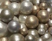 Items Similar To Fondant Edible Pearls Metallic Colors 125