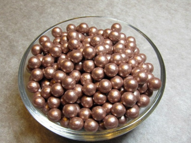 Rose Gold Edible Pearls Fondant Sprinkles Small to Medium Etsy Australia
