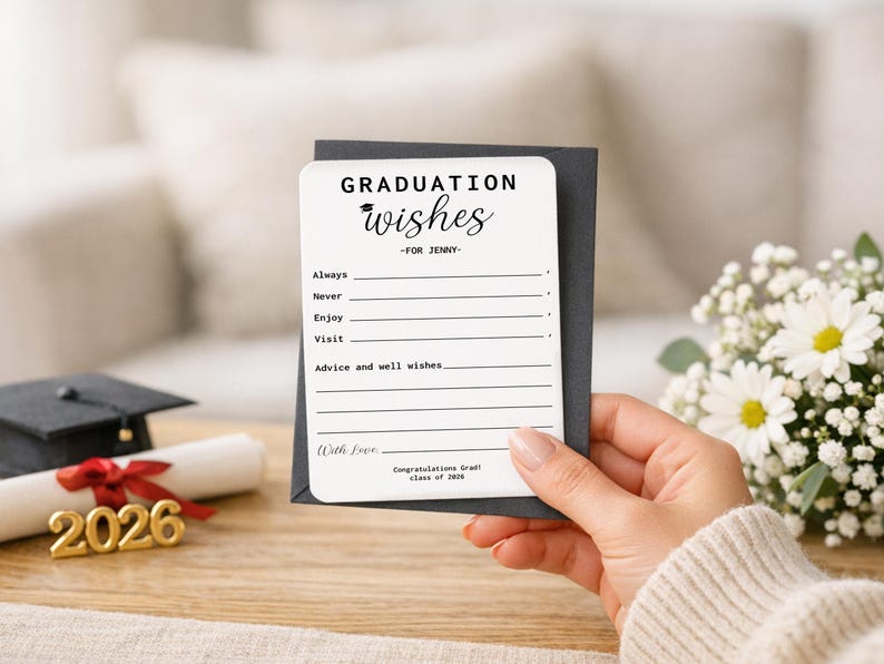 Graduation Advice Cards, Wishes for the Graduate Cards, Class of 2026 ...
