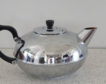 1960s vintage chrome Britdis teapot