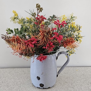 1950s vintage enamel water jug
