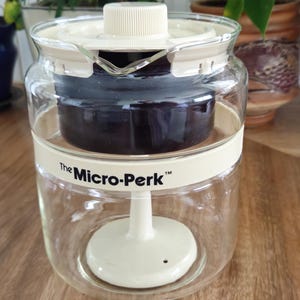 the Micro-Perk...1980s vintage Gemco brand microwave coffee maker