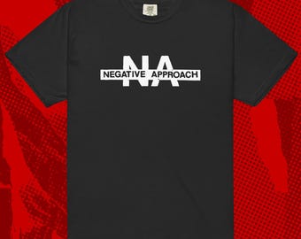 Camiseta con el logo de Negative Approach / Hardcore Punk SSD Poison Idea Necros Gang Green