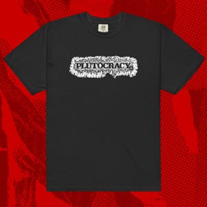Plutocracy Logo Shirt | Hardcore Punk Infest Assuck No Comment Despise You