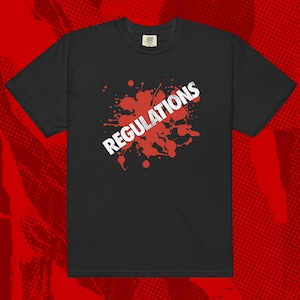 Regulations Shirt | Punk Vicious Direct Control Annihilation Time