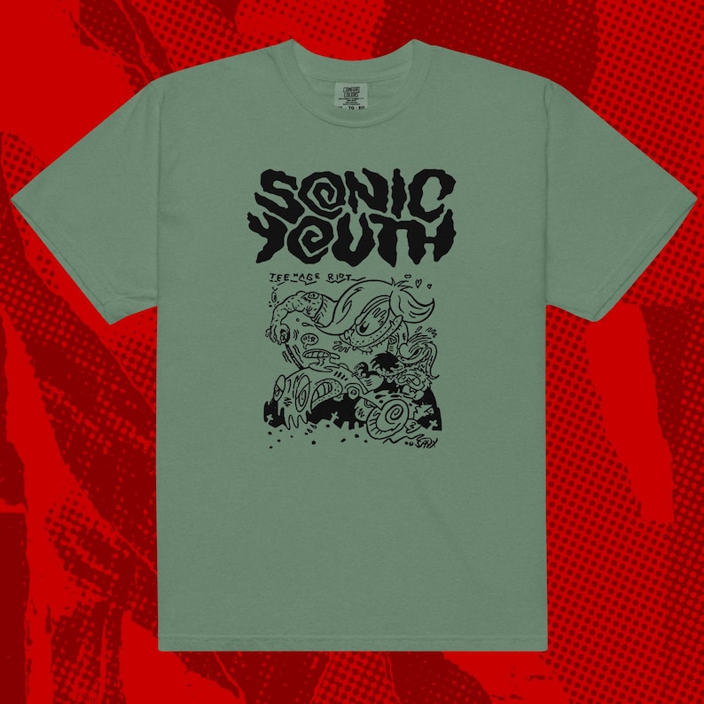 Sonic Riot Sonic Youth Teenage Riot Shirt | Alt Rock Nirvana Unwound Pixies ...
