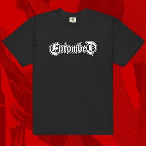 Entombed Logo Shirt | Death Metal At The Gates Obituary Morbid Angel Carcass Deicide
