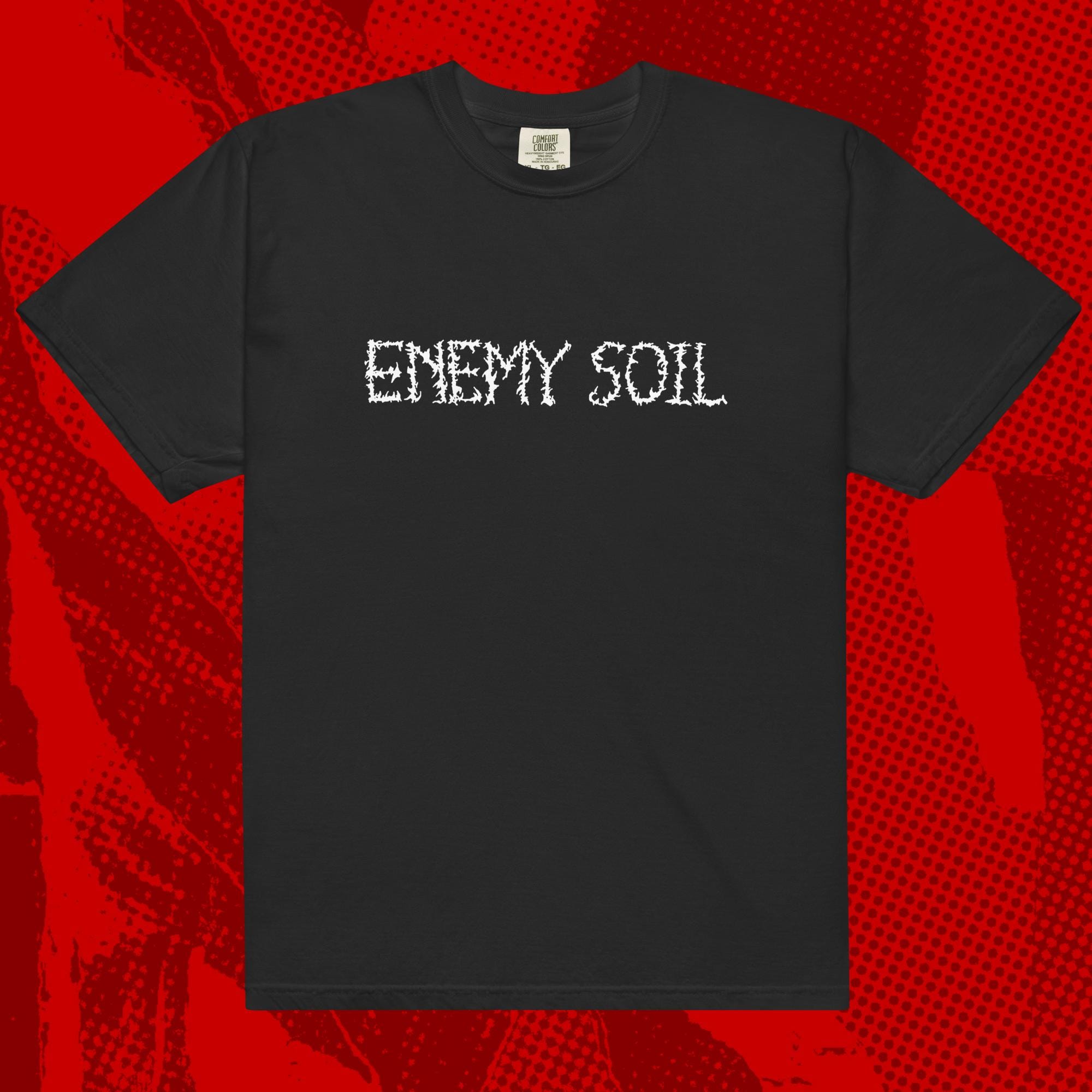 Enemy Soil Logo Shirt | Metal Grindcore Agoraphobic Nosebleed