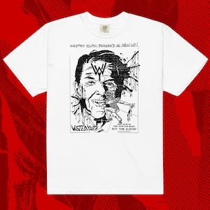 Wasted Youth Flier T-Shirt | Punk LA Hardcore Black Flag Circle Jerks