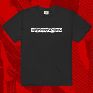 Detestation Logo Shirt | Hardcore Punk Crust Anarcho Dropdead Tragedy Skitsystem
