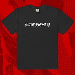 Bathory Logo Shirt | Black Metal Emperor Darkthrone Venom